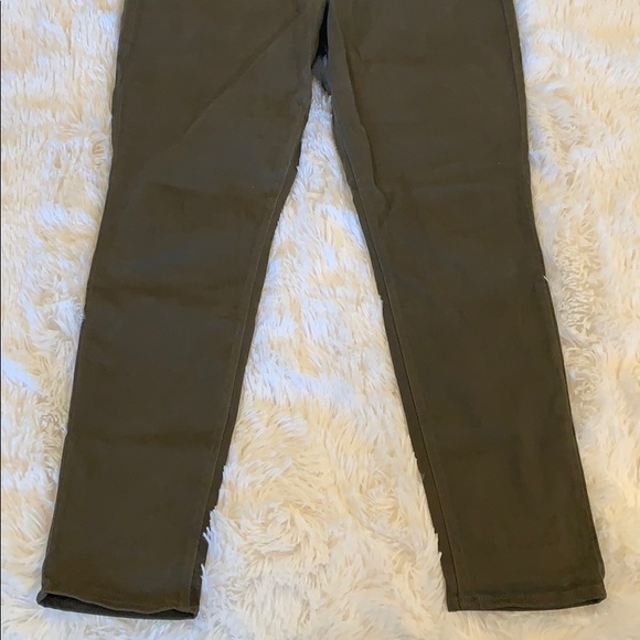 Old Navy Army Green Mid-rise Rockstar Pants - Picture 4 of 5